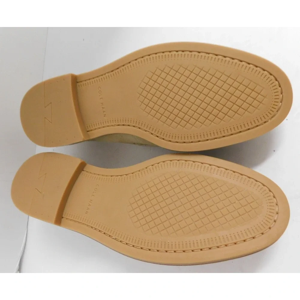 Cole Haan Pinch Penny Loafers Beige Suede Leather $160rt Mens sz 9 M NEW